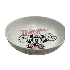 Minnie Mouse Bowl, Ceramic Pasta Plate, Minnie Mouse Plate